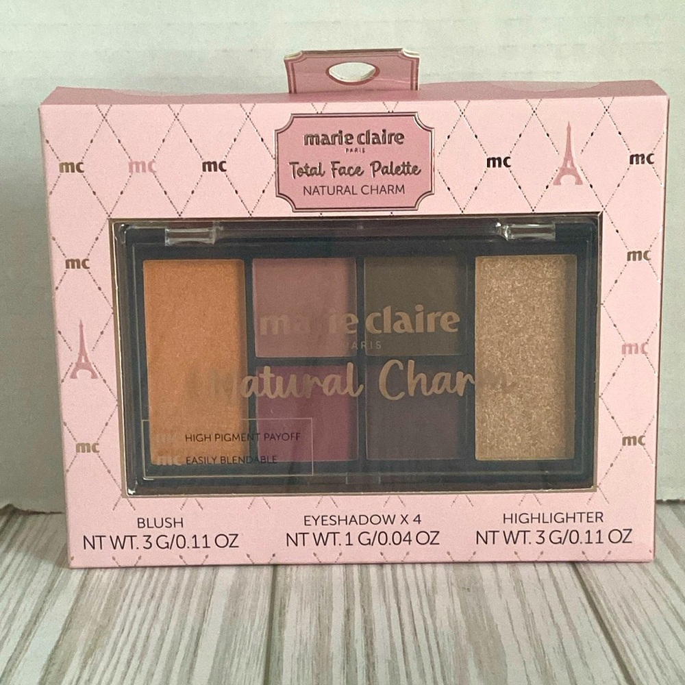 5/$10  MARIE CLAIRE Natural Charm Total Face Palette